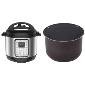 instant pot duo plus 9-in-1 electric pressure cooker + ceramic inner cooking pot, 8 quart