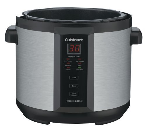 Cuisinart EPC-1200PC 6-Quart Electric Pressure Cooker, Brushed Stainless and Matte Black - Club Model