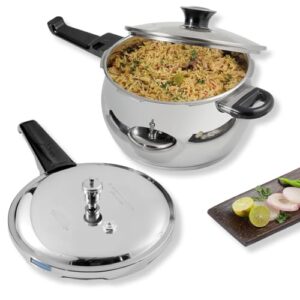 handi cooker 6.5lts with glass lid