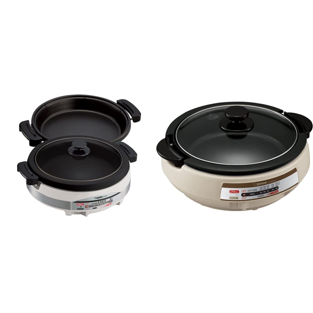 Zojirushi EP-RAC50 Gourmet d'Expert 1350-Watt Electric Skillet & EP-PBC10 Gourmet d'Expert Electric Skillet