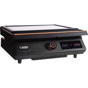 blackstones e-series 17 electric tabletop griddle with hood, ‎black