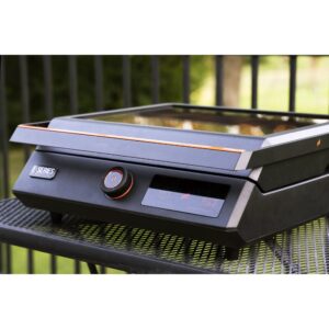 Blackstones E-Series 17 Electric Tabletop Griddle with Hood, ‎Black