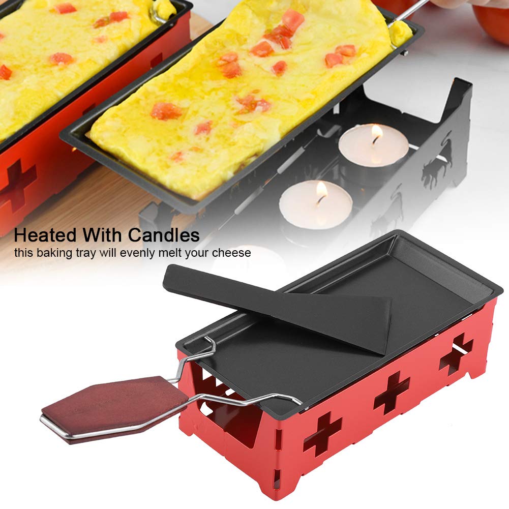 Cheese Raclette Mini Raclette Set Holland Partyclette To-Go Taste Carbon Steel Raclette Grill for Kitchen Restaurant Home Hotel