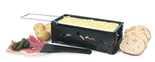 Swissmar Nordic Foldable Candlelight Raclette, Black