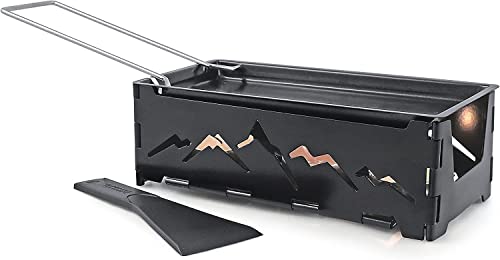 Swissmar Nordic Foldable Candlelight Raclette, Black