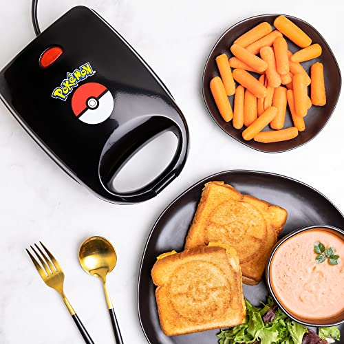 Uncanny Brands Pokemon Pokeball Single Cheese Sandwich Maker - Pokemon Kitchen Appliance