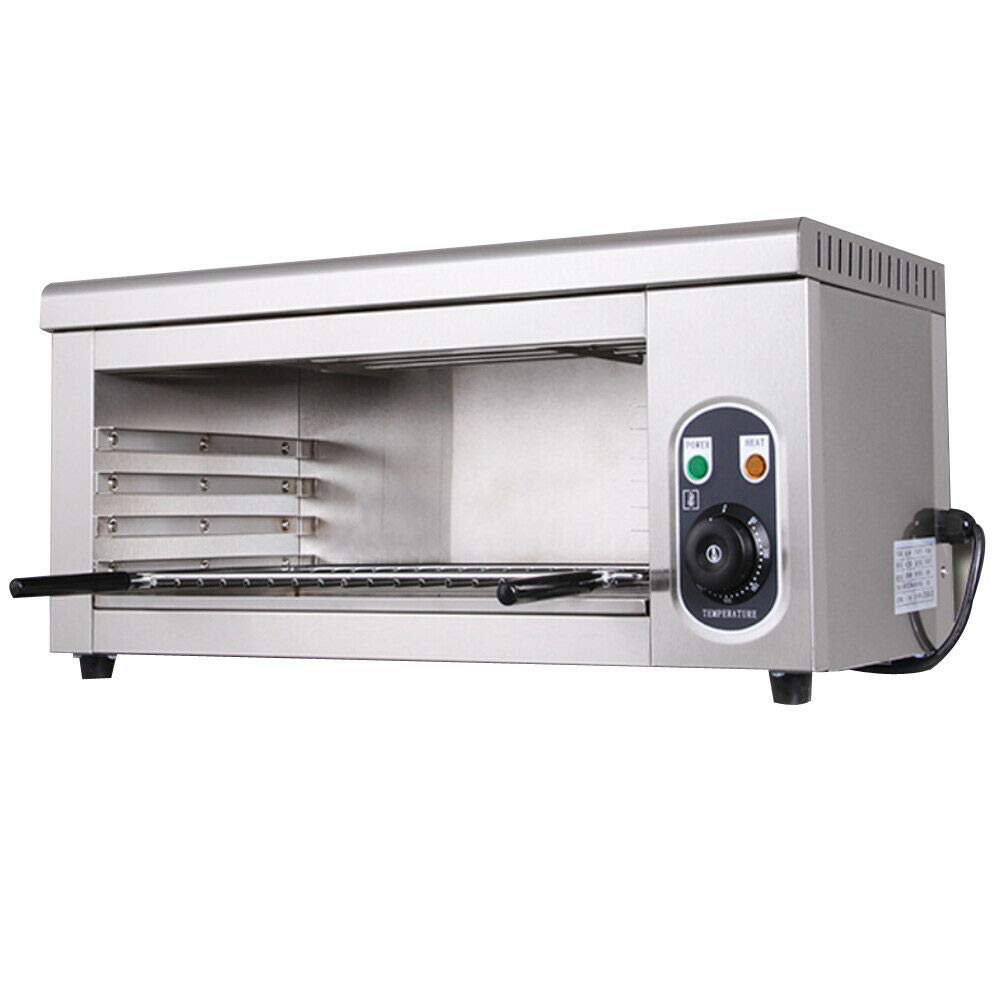 TFCFL Salamander Broiler Countertop Grill, 2000W Electric Cheese Melter Cheesemelter Broiler, Wall-mounted Cheese Broiler BBQ Counter for Restaurant Kitchen 50-300 ° C