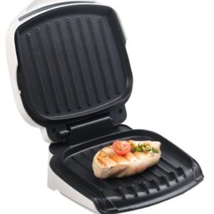 George Foreman GR10ABWI Champ Grill with Bun Warmer, Indigo