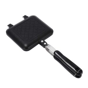 double-sided frying pan, sandwich maker, double-coated non-stick grilled sandwich and panini maker, waffle pancake snack griddle pan kitchen tortillas sandwich maker