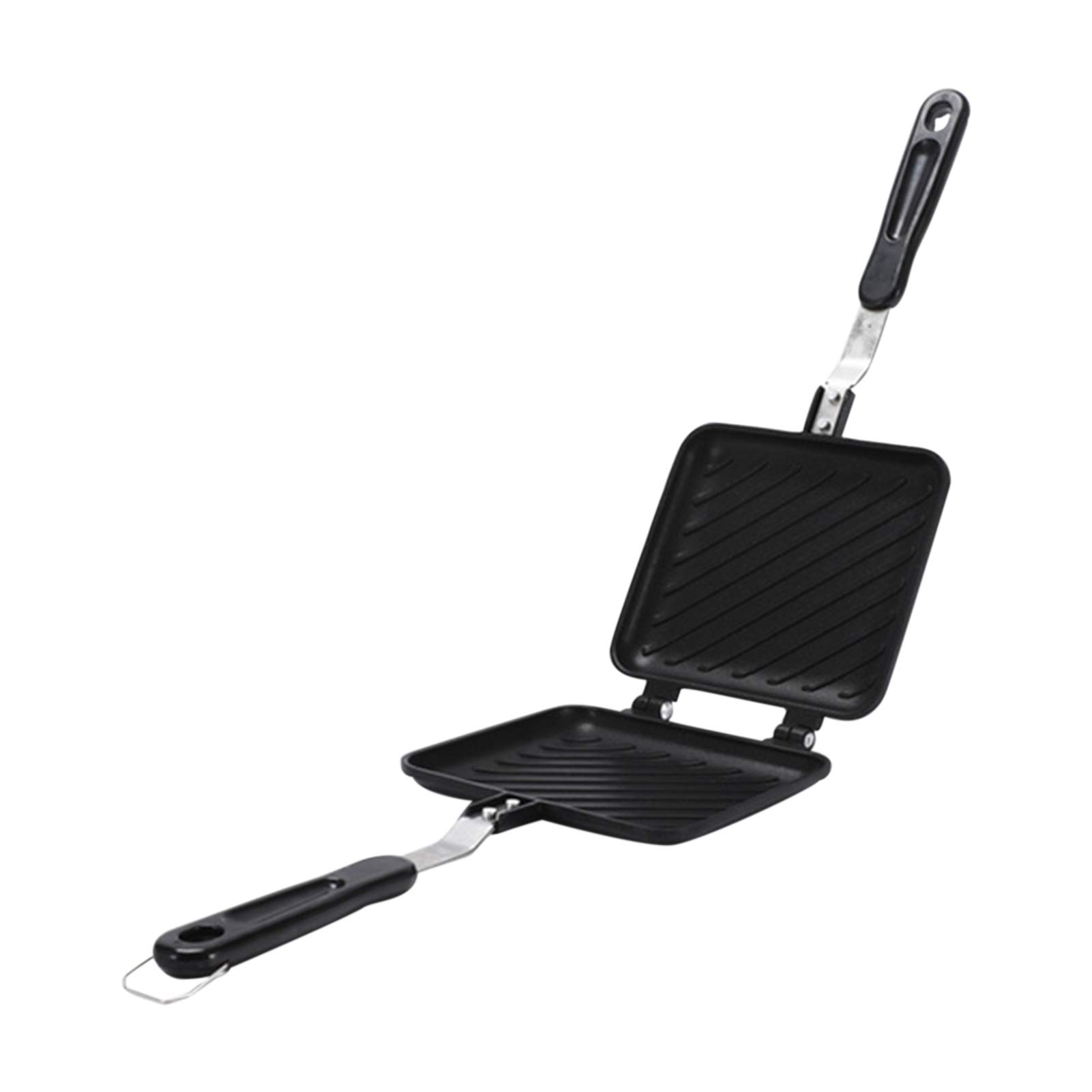 Double-Sided Frying Pan, Sandwich Maker, Double-Coated Non-Stick Grilled Sandwich and Panini Maker, Waffle Pancake Snack Griddle Pan Kitchen Tortillas Sandwich Maker