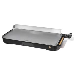 Beautiful 12" x 22" Extra Large Griddle, by Drew Barrymore (Black Sesame)