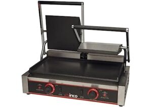 winco esg-2 sandwich grill, electric, countertop double