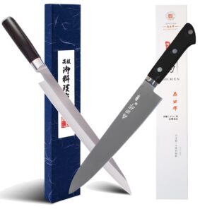 chuyiren sharp sushi knife for kitchen 9.5 inch and 10.6 inch