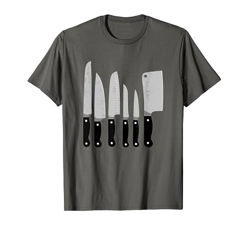 Knife kit kitchen tools gadget tee shirt