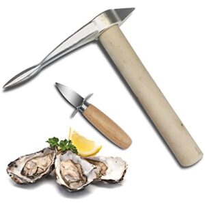 fstcrt oyster knife shucker, oyster knife, multipurpose picking oysters and oyster shucker set, oyster opener, stainless steel oysters, shells and other seafood picking and shelling tools