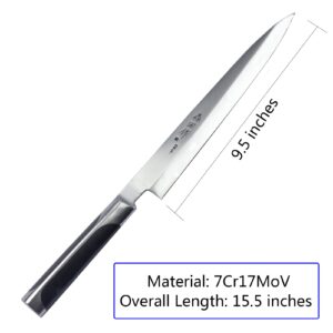 CHUYIREN Sashimi Knife- 9.5 inch(240mm),2PK