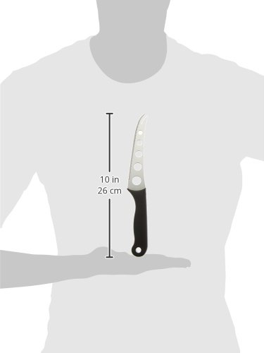 Fox Run Cheese Knife, 10.25 x 1.5 x 1.5 inches, Black