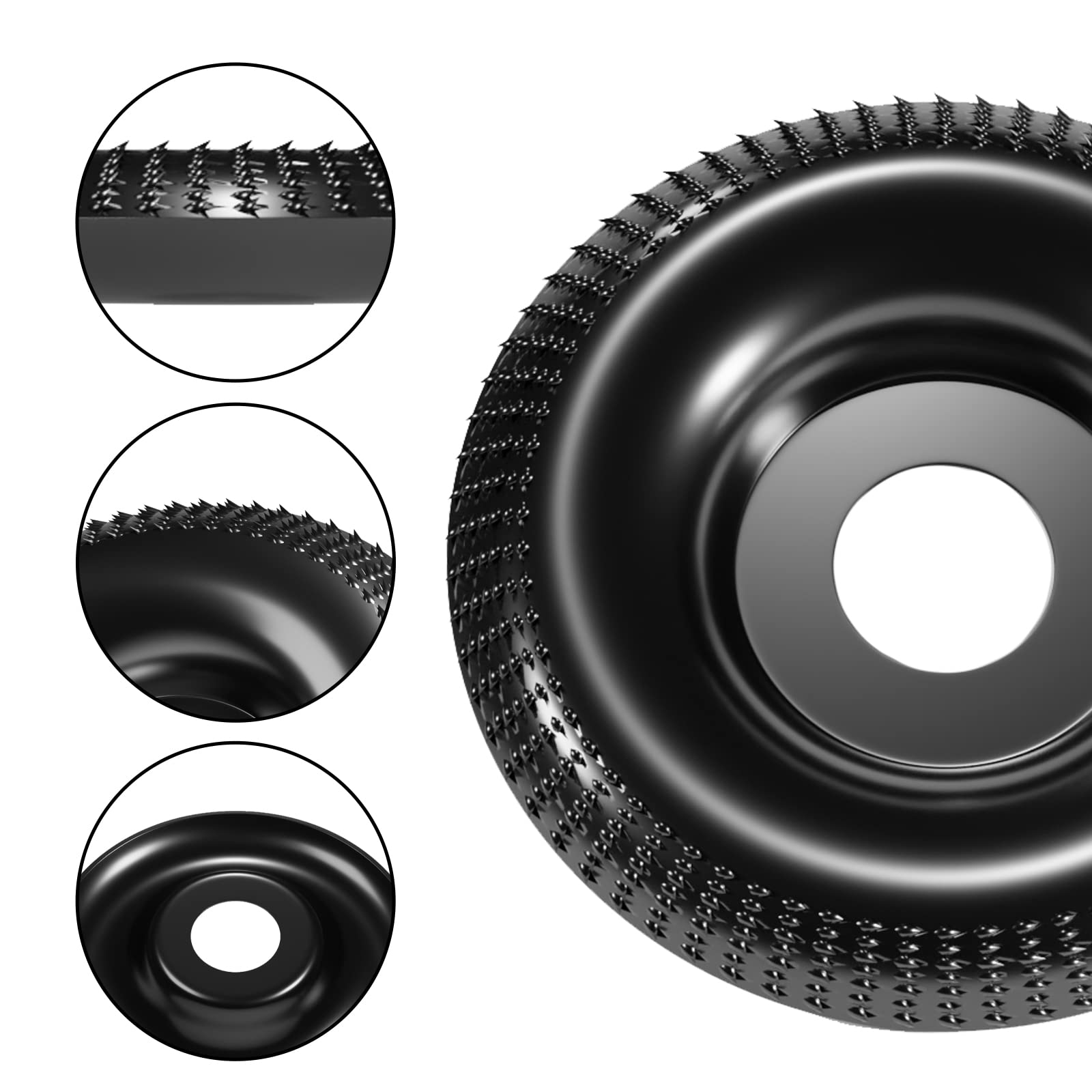 CSOOM Wood Turbo Carving Disc 13 Pieces Set for Wood Cutting, Grinder Cutting Wheel Attachments