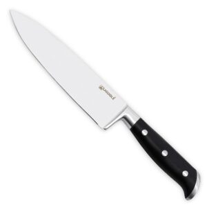 LAGUIOLE 8-Inch Professional Chef Knife - Stainless Steel Kitchen Knife with Ergonomic Handle - Effortlessly Sharp & Easy to Sharpen - Best for Cutting, Chopping & Slicing Meats, Vegetables & Fruits