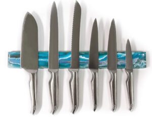 ocean resin magnetic knife strip