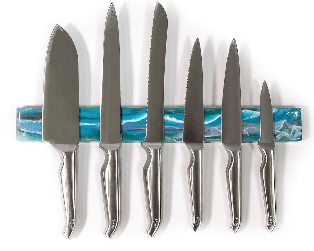 Ocean Resin Magnetic Knife Strip