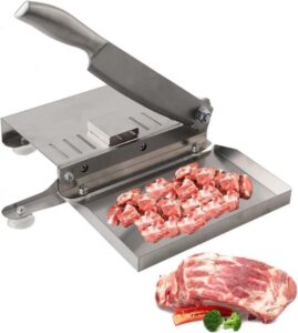 niccoo manual meat cutter machine biltong slicer rib chicken cutting machine chinese medicine beef jerky slicer stainless sliver zgd-pqpq-001@tpusek06 0