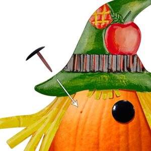 Alpine Corporation LAZ156A Alpine Seasonal Kit Harvest Pumpkin Decor, 10 x 0.2 x 8, Multi