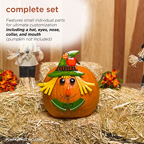 Alpine Corporation LAZ156A Alpine Seasonal Kit Harvest Pumpkin Decor, 10 x 0.2 x 8, Multi