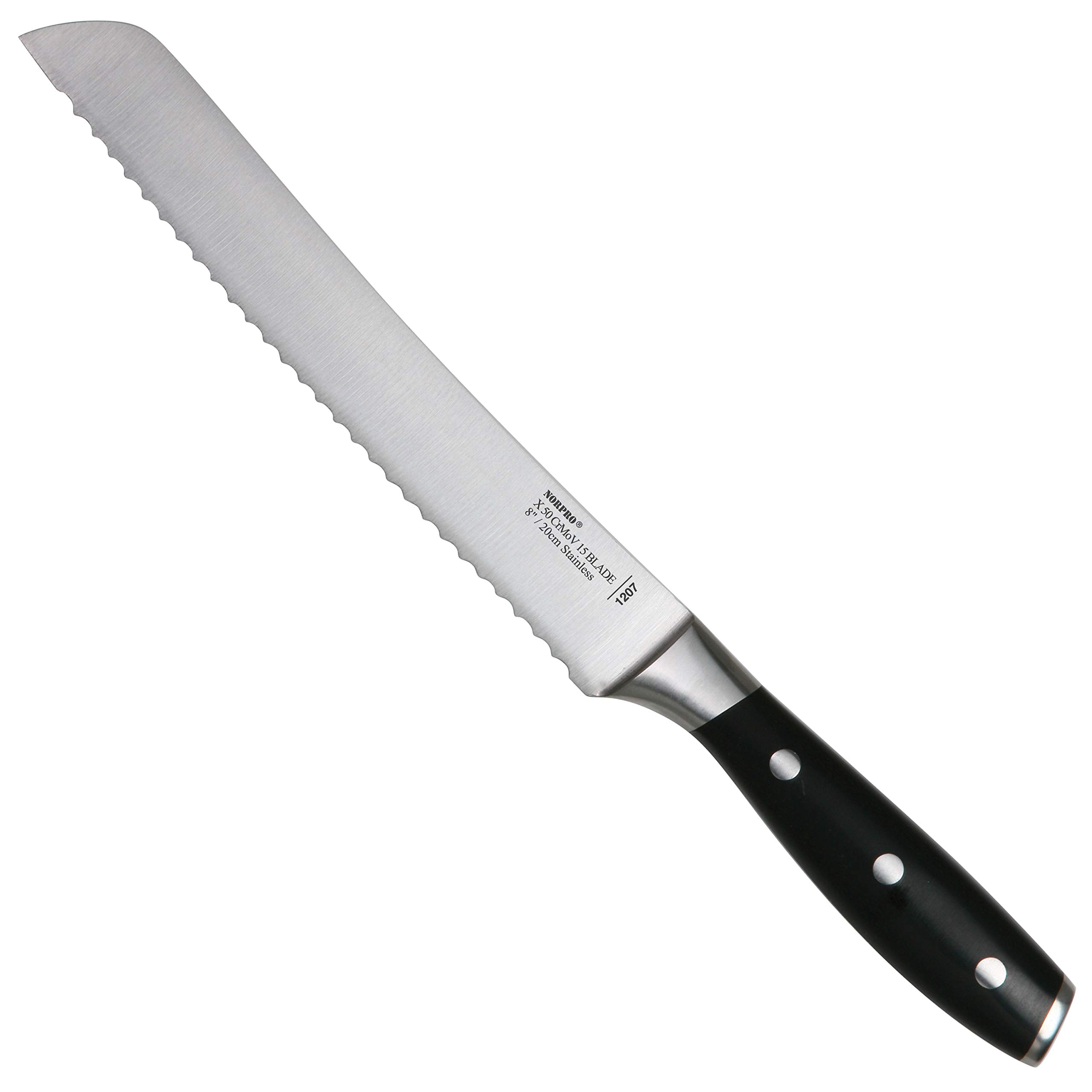 Norpro Stainless Steel 8-Inch Bread Knife