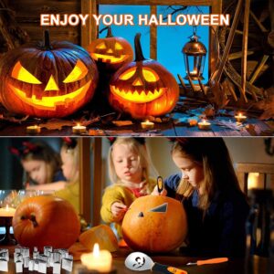 Luxital Halloween Pumpkin Carving Kit For Kids, New 21Pcs Pumpkin Carving Tools Set, Professional Pumpkin Carving Cutters with Stainless Steel Safe Knife Stencils for Halloween Decoration