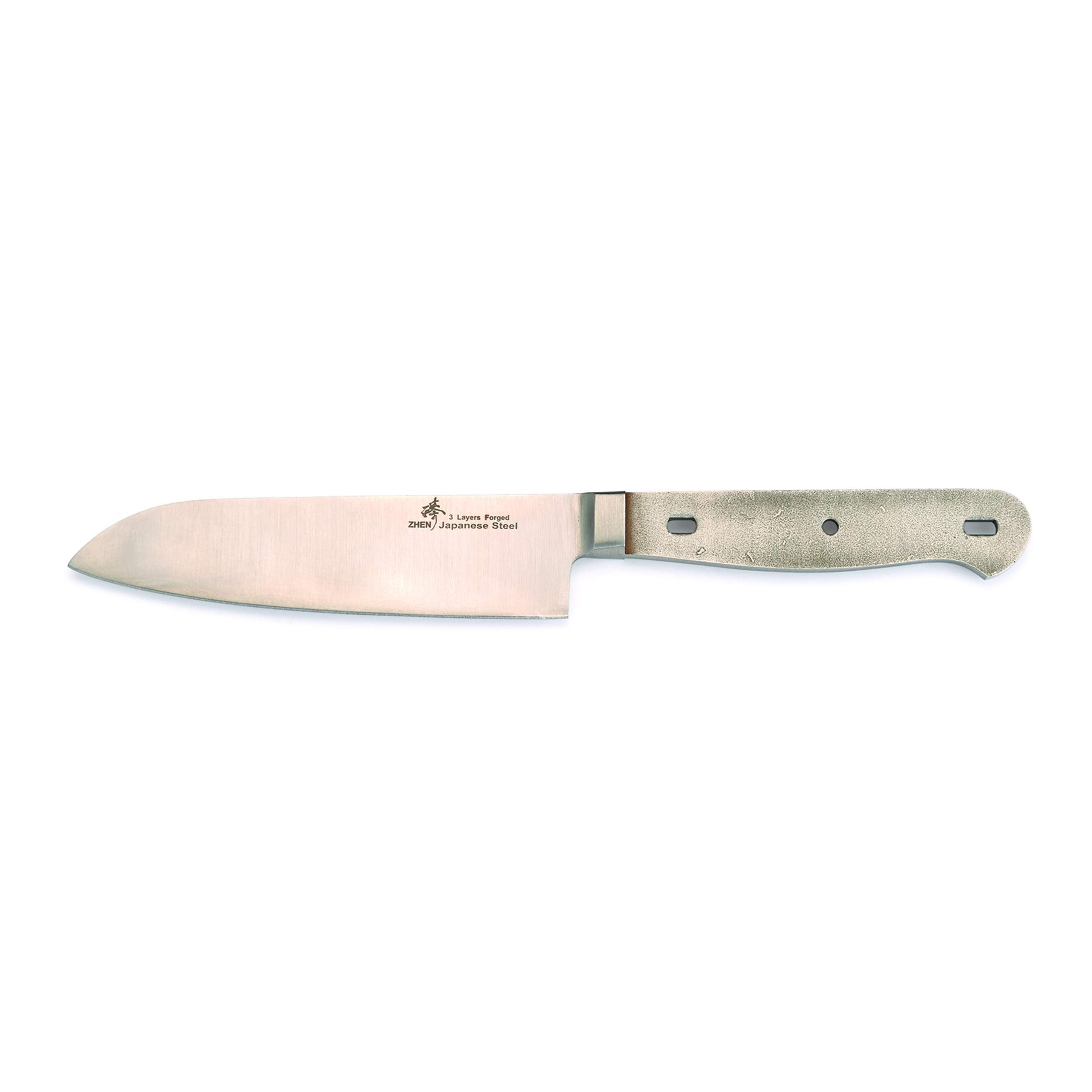 ZHEN Santoku AUS 10 3-Layer Knife Kit 4-3/16" L x 5/64" T (120mm x 1.8mm), Handle Sold Separately