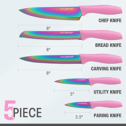 HAUSHOF Kitchen Knife Set 2PC Multifunctional Can Opener Set