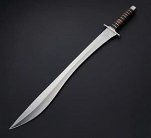 damascus steel knife handmade knife blade one blade 20 inches back wooden professional use for kitchen and other occasion