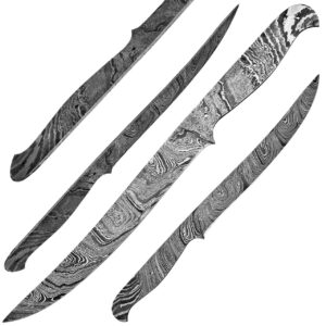 pal 2000 knives custom handmade damascus steel blank blade nakiri knife - blade blank (2051)