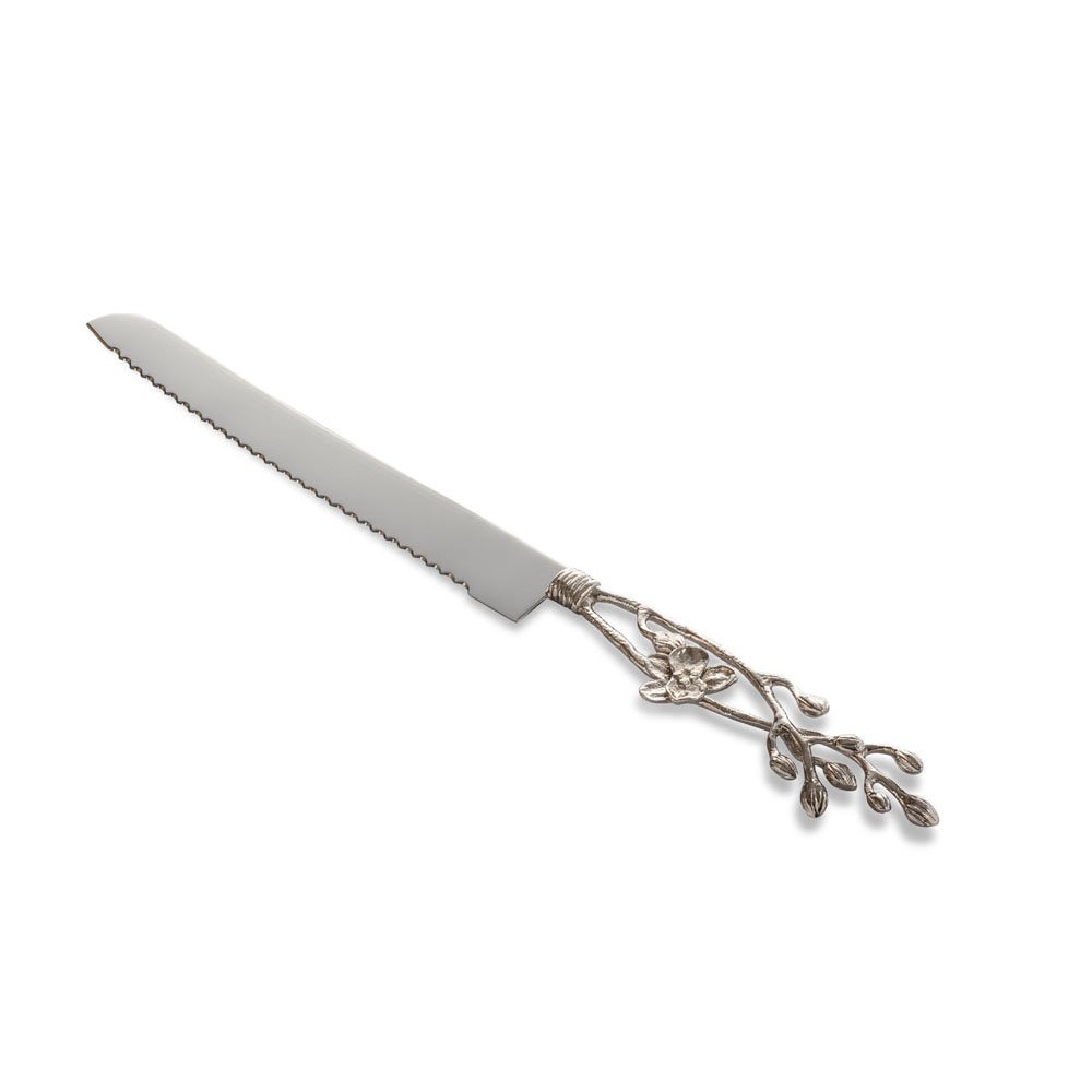 Michael Aram White Orchid Bread Knife