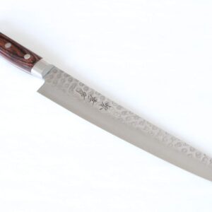 SAKAI TAKAYUKI hammered Damascus 17 Layer VG10 Sujihiki slicer knife 240mm