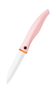 nioipxa paring ceramic knife kitchen knife with sharp blade (pink)