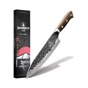 the cooking guild dynasty series professional chef knife - 8" japanese high carbon stainless steel gyutou chefs knives - rust-resistant & razor sharp chef's knives designed to last a lifetime