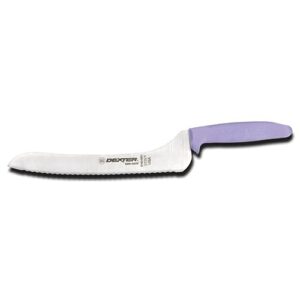 9" Scalloped Offset Sandwich Knife, Purple