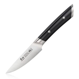 cangshan helena series german steel forged 3.5" paring knife (black)