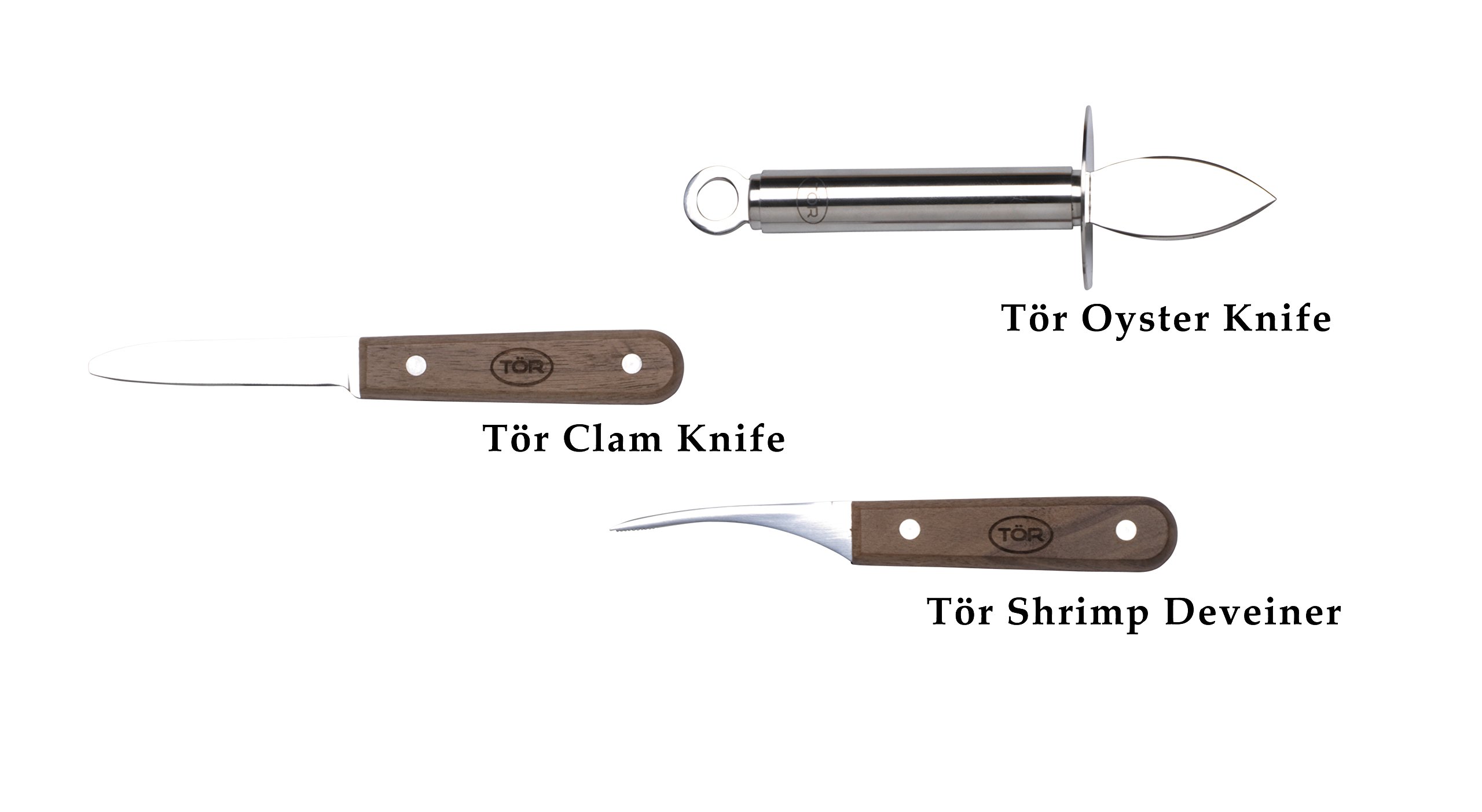 Shrimp Deveiner & Peeler in Naturalwood Gift Box by TOR Kitchenware – The German Patented Stainless Steel Shrimp Cleaning and Shelling Knife Tool