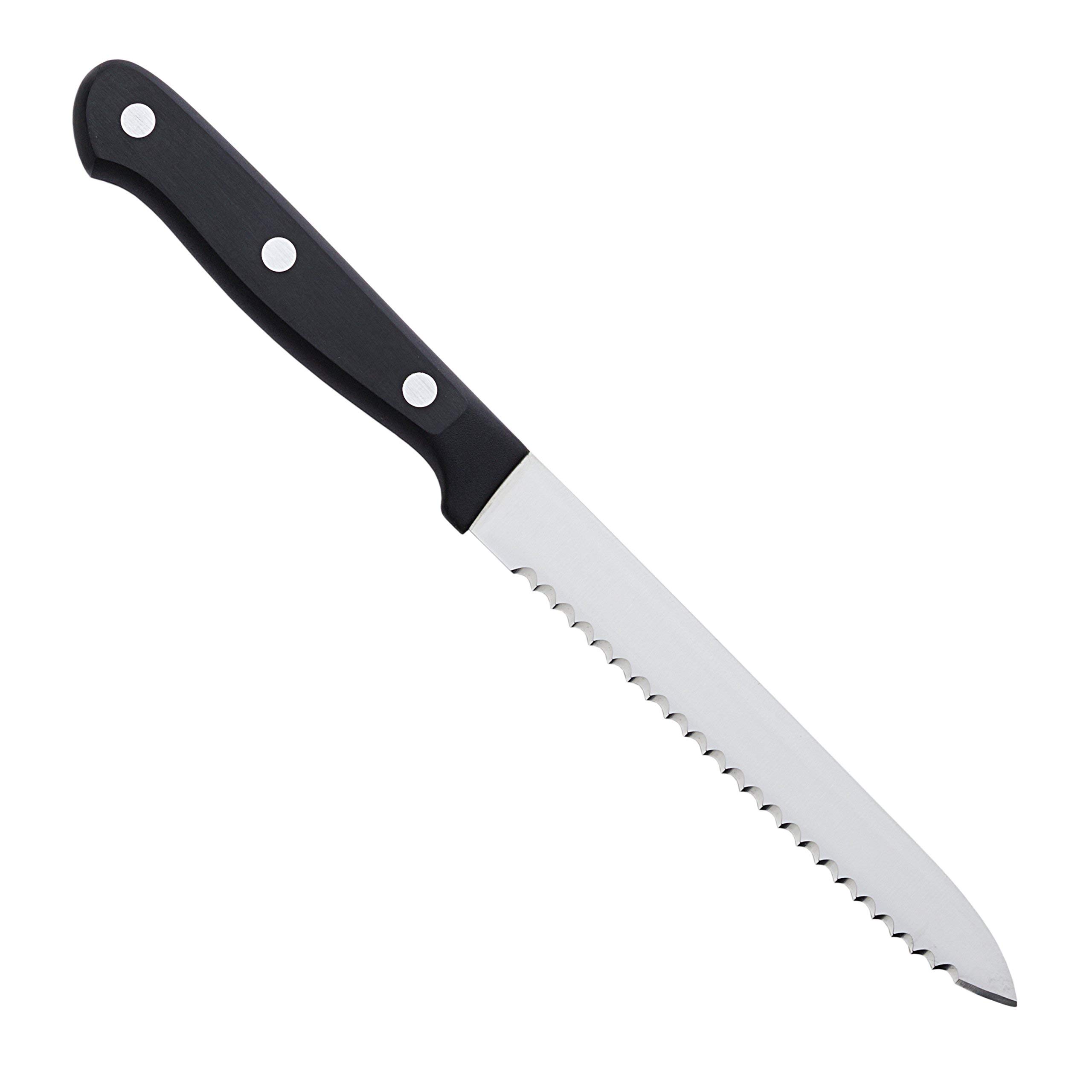 Wusthof 4107-7 Sausage knife, 5", Black