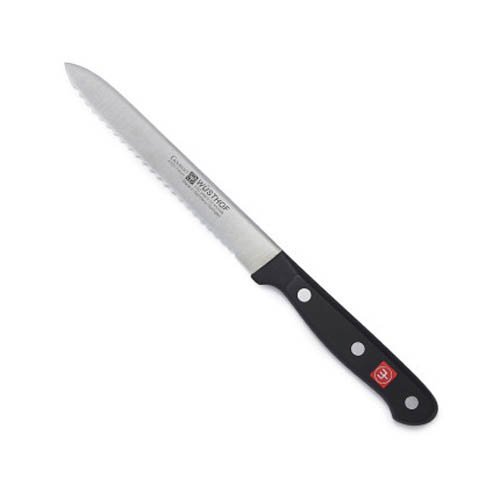 Wusthof 4107-7 Sausage knife, 5", Black