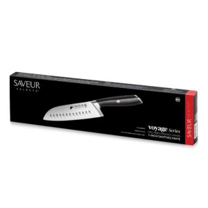 SAVEUR SELECTS 1026214 German Steel Forged 7" Santoku Knife