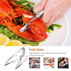 14Pcs Seafood Tools Set,2 Crab & Lobster Crackers,4 Crab Leg Forks/Picks,4 Food-Grade plastic lobster shellers,2 oyster knife,2 Seafood Scissors,1 Gift Case- Nut Cracker Set