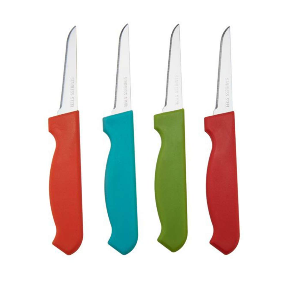 Farberware 5215732 Stainless Steel Paring Knife Set, Set of 4