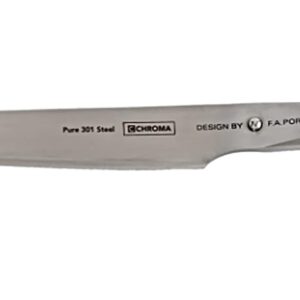 Chroma USA Chroma by F. A. Porsche Type 301 Carving Fork and 8-Inch Chef's Knife, one size, silver