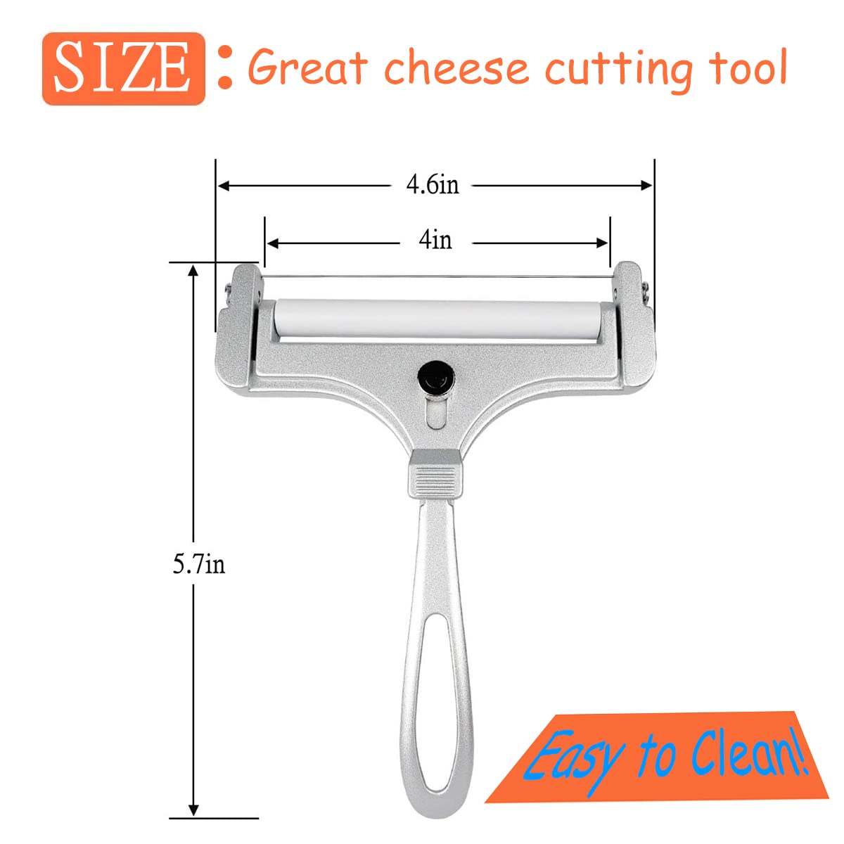 Antaijihua cheese slicer with wire, adjustable thickness cheese cutter