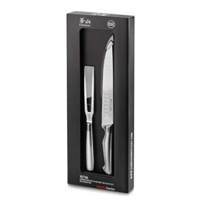 Cangshan Sanford Series 1027198 German Steel 2-Piece Carving Set with Sheath