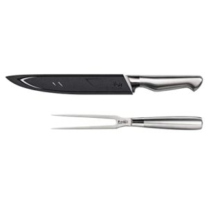 Cangshan Sanford Series 1027198 German Steel 2-Piece Carving Set with Sheath